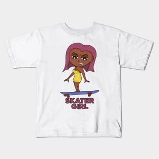 Skater Girl Kids T-Shirt